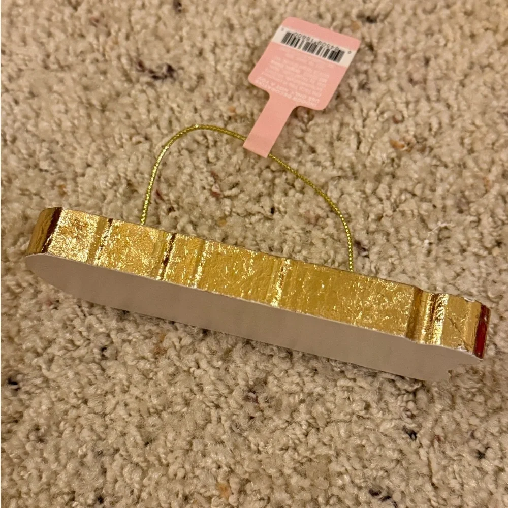 Target Gold and Cream 'Cheer' Ornament